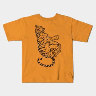 A Levity of Animals: Tiger by the Tail Kids T-Shirt